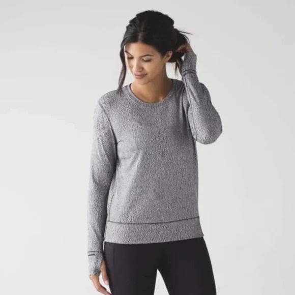 lululemon athletica Tops - Lululemon Gray Long Sleeve Sweater